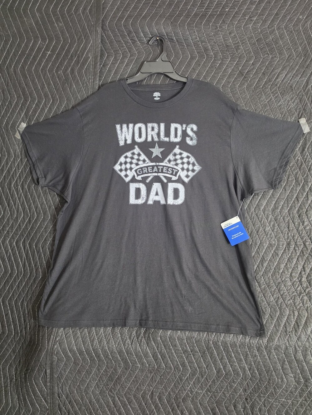 World's Greatest Dad Graphic Tee - Black